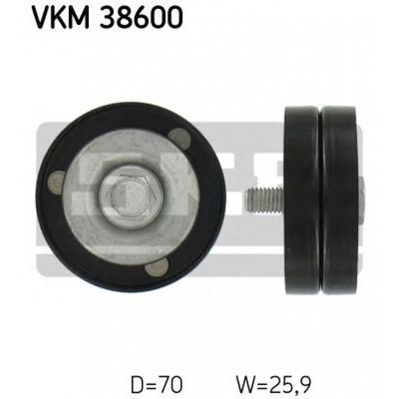 VKM 38600 SKF Ролик модуля натягувача ременя